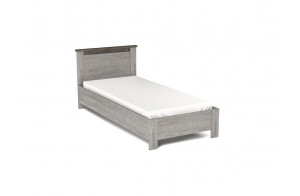 Кровать 900х2000, Денвер Риббек серый