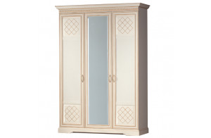 Трехдверный шкаф Парма 800 кремовый 